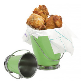 Cubitera para Presentación de Acero Verde Ø7x7cm (1 Ud)