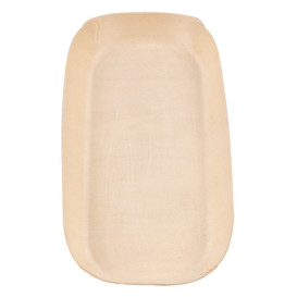 Barquilla de Madera Rectangular 14,5x7x1,3cm (200 Uds)