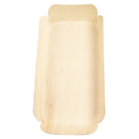 Barquilla de Madera Rectangular 23x11,5x3,4 cm (200 Uds)