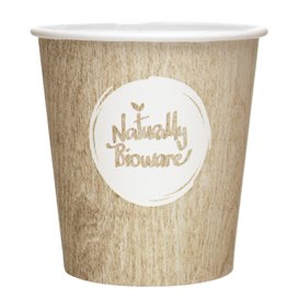 Vaso de Carton Eco. BioWare PLA 4Oz/120ml Ø6,2cm (80 Uds)