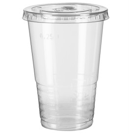 Tapa Plana con Cruz PP Transparente Ø7,9cm (1.000 Uds)