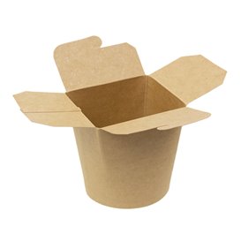 Envase Comida para Llevar 100% ECO Kraft 16Oz/480ml (50 Uds)