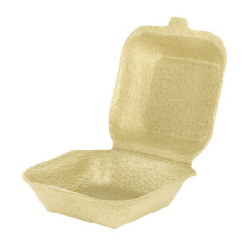 Envase Hamburguesa XPP Beige 13,5x13,5x7cm (100 Uds)