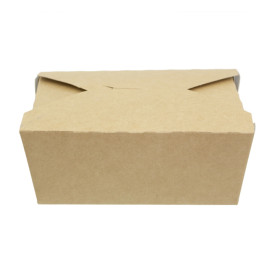 Caja Americana Kraft 15x12x6,5cm 1150ml (200 Uds)