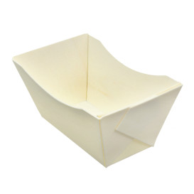 Barqueta de Madera 320ml 13,3x7,5cm (144 Uds)