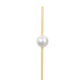 Pinchos de Bambú Decorados Perla 9cm (1.200 Uds)