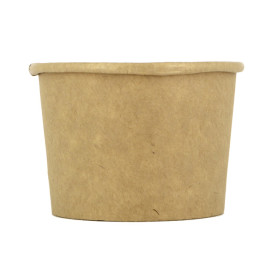 Tarrina Cartón Kraft para Salsas 100ml Ø7,3cm (1.000 Uds)