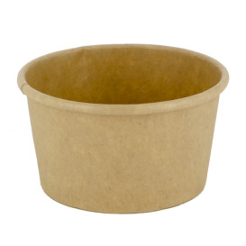 Tarrina Cartón Kraft para Salsas 75ml Ø7,3cm (1.000 Uds)