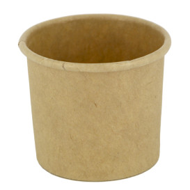 Tarrina Cartón Kraft para Salsas 30ml Ø4,3cm (1.000 Uds)