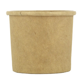 Tarrina Cartón Kraft para Salsas 30ml Ø4,3cm (1.000 Uds)