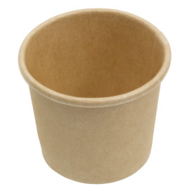 Tarrina Cartón Kraft para Salsas 30ml Ø4,4cm (50 Uds)