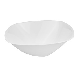 Bol de Plástico PP "Square" Blanco 1250ml Ø21cml (60 Uds)