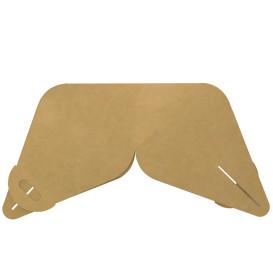 Caja de Cartón Kraft Mariposa para Tarta 20x20x13cm (25 Uds)