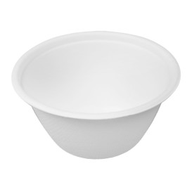 Bol Degustación de Caña de Azúcar Blanco 180ml Ø9,5cm (50 Uds)
