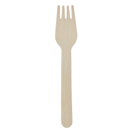 Tenedor de Madera Enfundado 16cm (1.200 Uds)