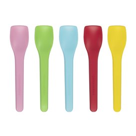 Cucharilla de Helado Colores CPLA 10cm (5.000 Uds)