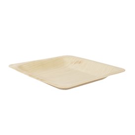 Plato de Madera Cuadrado 10,5x10,5cm (600 Uds)