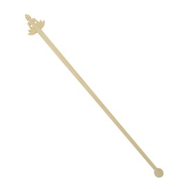 Agitador de Bambú “Bouddha 1” para Bebida 18cm (50 Uds)