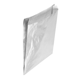 Papel Aluminio Antigrasa Plata 22,3*20+5cm (250 Uds)