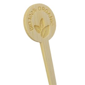 Palillo Marcador de Bambú Organic 10cm (50 Uds)