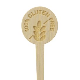 Palillo Marcador de Bambú Gluten Free 10cm (600 Uds)
