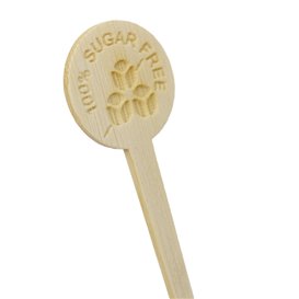 Palillo Marcador de Bambú Sugar Free 10cm (50 Uds)