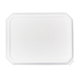 Tapa de PLA para Bandeja Caña de Azúcar 16,5x21,5cm (200 Uds)