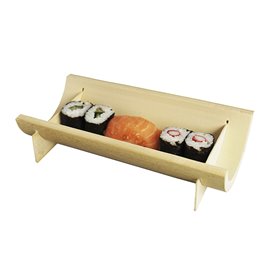 Bandeja de Bambú 20x10,5x4,5cm (2 Uds)