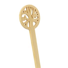 Agitador de Bambú Árbol de la Vida para Bebida 18cm (50 Uds)