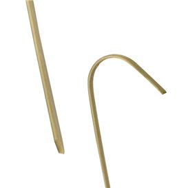 Pincho Curvo de Bambú 9 cm (100 Uds)