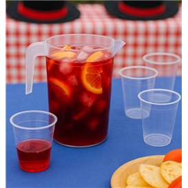 Jarra de Rebujito Plástico PP Transparente 1.000ml (120 Uds)