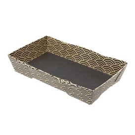 Envase para Sushi de Cartón ''Waves'' 12x6,2cm (600 Uds)