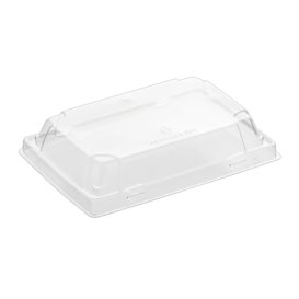 Tapa para Envase de Sushi rPET 16,5x11,5cm (600 Uds)
