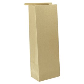 Bolsa SOS Kraft con Cierre 9+6x26cm (50 Uds)