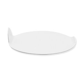 Mini Plato Degustación Durable "Suiit" Blanco (12 Uds)