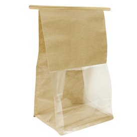 Bolsa Papel SOS y Ventana Expositora BOPP con Cierre 15+7x23cm (1000 Uds)