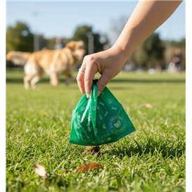Bolsa para Residuos Caninos 100% Biodegradable 20x33cm (3.000 Uds)