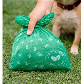 Bolsa para Residuos Caninos 100% Biodegradable 18x26cm (5.000 Uds)
