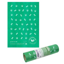 Rollo de Bolsas para Residuos Caninos 100% Biodegradable 18x26cm (5000 Uds)