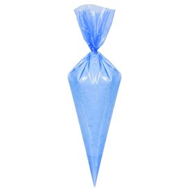 Manga Pastelera PE en Rollo Azul 28x55cm (1000 Uds)